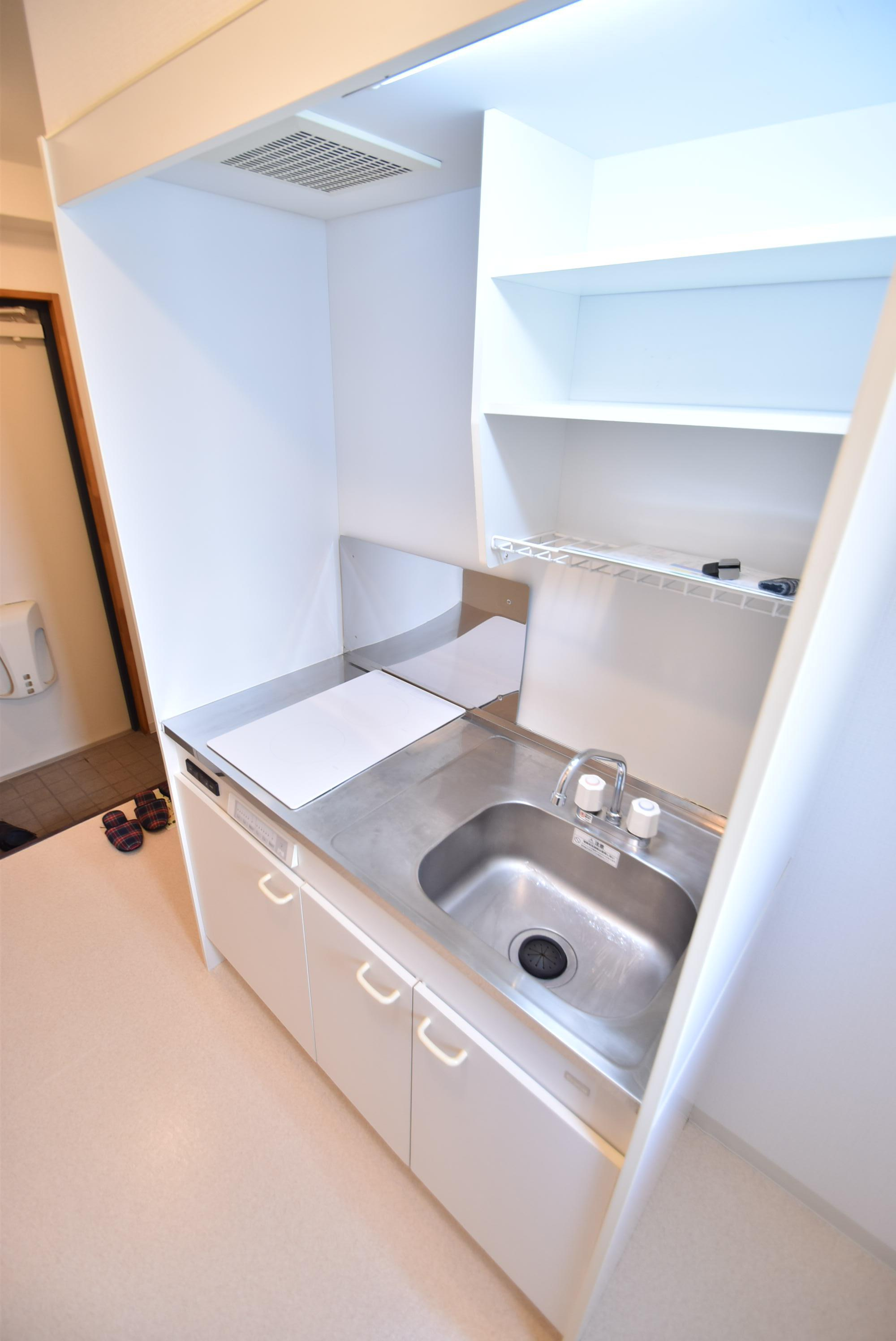 大阪市都島区都島北通２丁目の賃貸マンションのキッチン