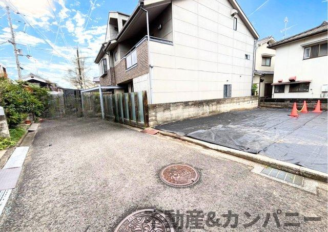古川西三丁目売土地（建物プランあります）の前面道路含む現地写真|前面道路含む現地写真です