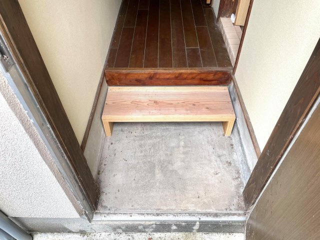 桜荘の玄関|ゆったりとした玄関です