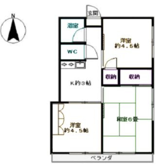 【間取り】 | 桜荘
