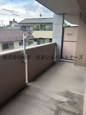 【バルコニー】 | モントーレ久留米セントラルパーク | 広々としたバルコニーです