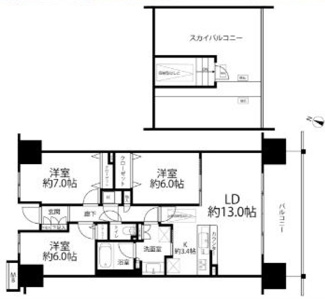 【間取り】 | パークシティさいたま北アークレジデンス　