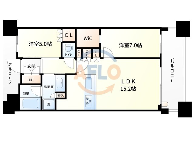 BELISTAタワー福島の間取り|BELISTAタワー福島　間取り