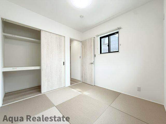 綾川町畑田　未入居モデルハウスの和室|和室があれば、来客や子供用のスペースとして活躍します