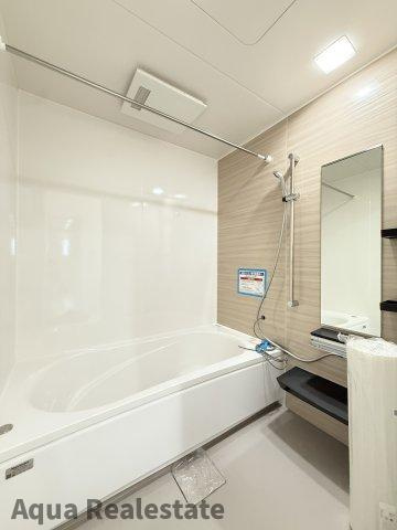 綾歌郡綾川町畑田の新築一戸建の浴室|落ち着いた空間のお風呂です