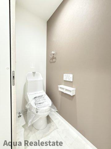 綾川町畑田　未入居モデルハウスのトイレ|コンパクトで使いやすいトイレです