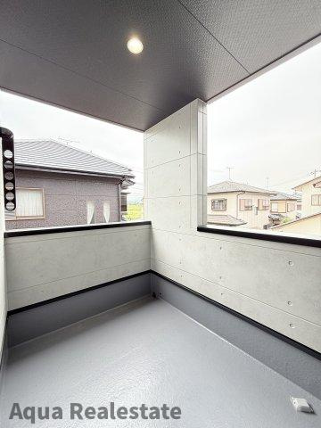 綾川町畑田　未入居モデルハウスのバルコニー|落ち着いた時間を過ごせるバルコニーです
