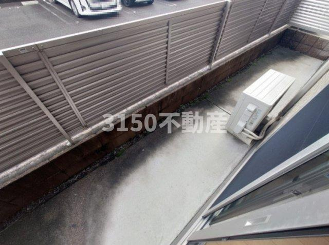 ルーエ岐南　Bのバルコニー