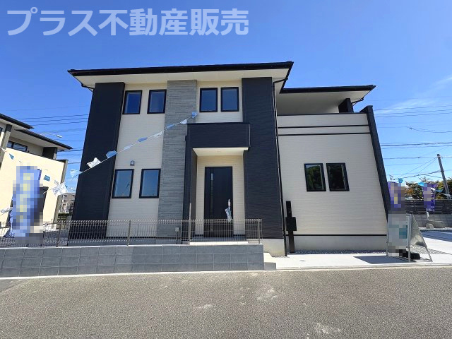 【外観】 | 糟屋郡志免町志免中央3丁目1期　2号棟（全2棟）【仲介手数料無料・0円】 | 現地写真。同じ物件を見るなら、プラス不動産販売にお任せ下さい。