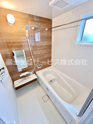 【浴室】 | 富士宮市山宮 新築一戸建て 2号棟 | 日々の疲れを癒すお風呂付です