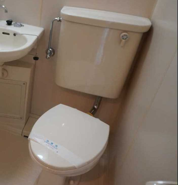 トミタハイツ　敷金０　最上階　角部屋のトイレ