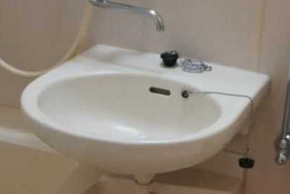 トミタハイツ　敷金０　最上階　角部屋の洗面所