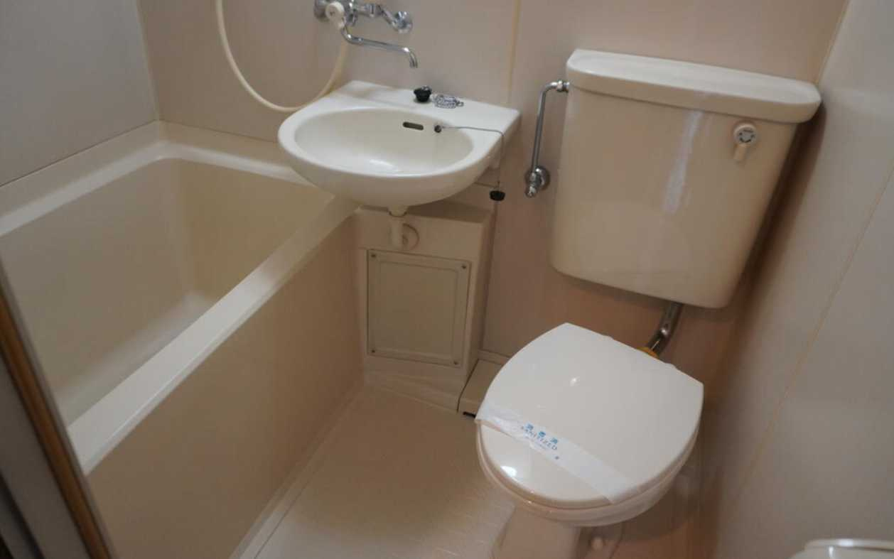 トミタハイツ　敷金０　最上階　角部屋の浴室