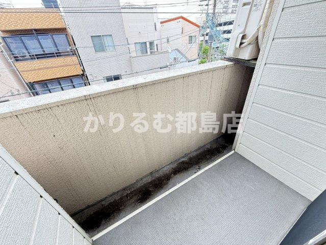 高殿マンションのバルコニー