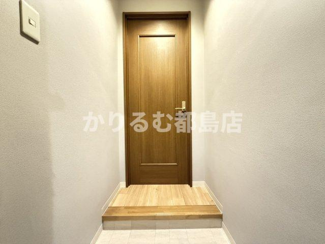 高殿マンションの玄関