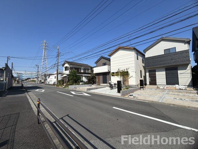 座間市東原2丁目新築戸建て　C棟の前面道路含む現地写真|前面道路含む現地写真です。