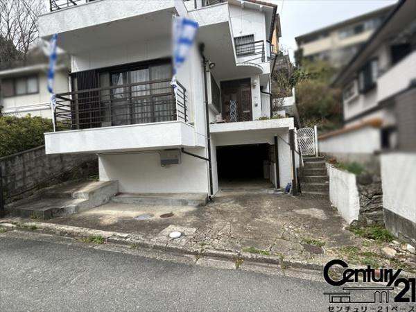 生駒市北新町　建築条件なし土地のその他|■現地撮影写真■こちらは駐車スペースです！