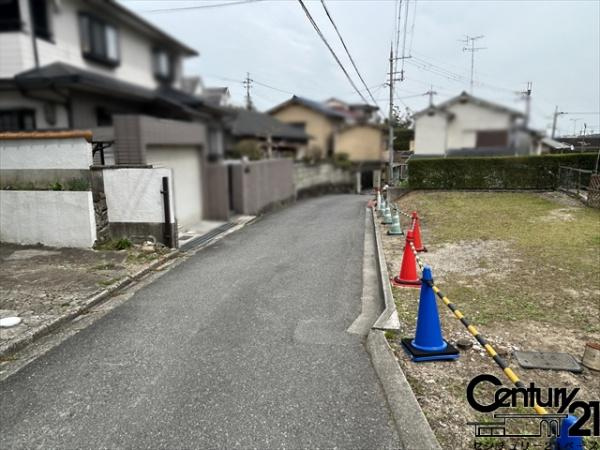 生駒市北新町　建築条件なし土地の前面道路含む現地写真|■現地撮影写真■小中学校まで徒歩圏内！お子様にも嬉しい生活環境です！