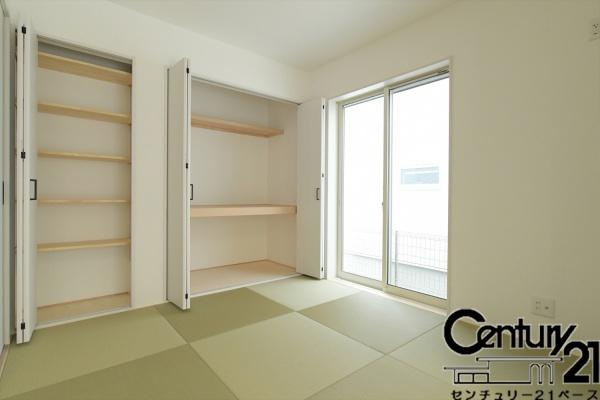 橿原市縄手町 ５号地 ／一戸建の和室|■現地撮影写真■ほっこり落ち着ける和室！客間としてもご利用いただけます！