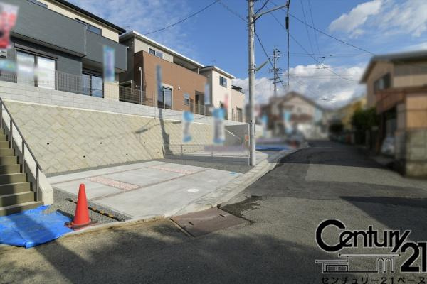 ファーストタウン池部 ２号地 ／一戸建の前面道路含む現地写真|■現地撮影写真■駐車もスムーズに行える道路です！