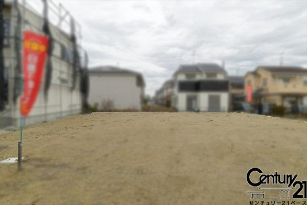 橿原市城殿町  １２号地　建築条件なし土地のその他|■現地撮影写真■写真奥が１２号地です！建築条件なしの限定１区画！