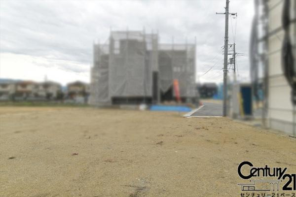 橿原市城殿町  １２号地　建築条件なし土地のその他|■現地撮影写真■お好きな間取りのお家を建てていただけます！