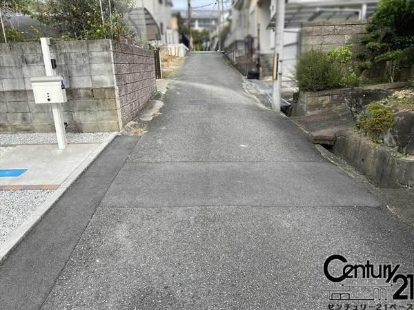 北葛城郡河合町池部３丁目の売地の前面道路含む現地写真|■現地撮影写真■