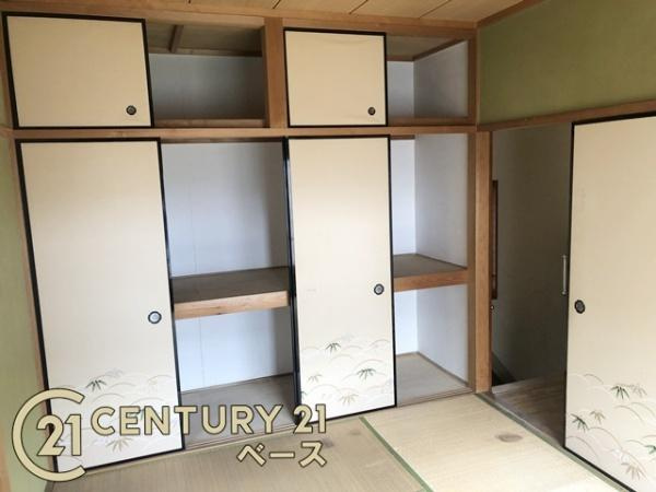大和高田市南陽町　一戸建の収納|■現地撮影写真■2階和室にも収納スペース完備！