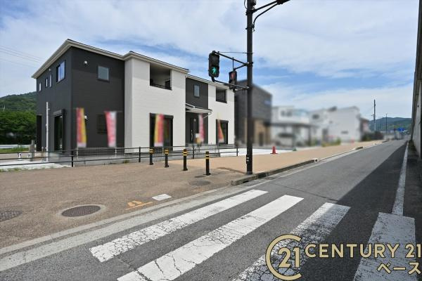 リーブルガーデン金屋 ２号棟 ／新築一戸建の前面道路含む現地写真|■現地撮影写真■落ち着いた雰囲気の住宅地内です！