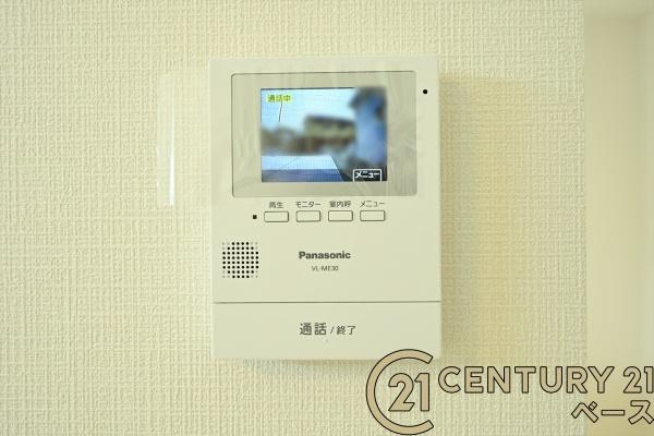 リナージュ阿部 １号棟 ／新築一戸建の内装|■現地撮影写真■ＴＶモニター付きインターホンで防犯対策もバッチリ！来客も一目でわかり安心です！