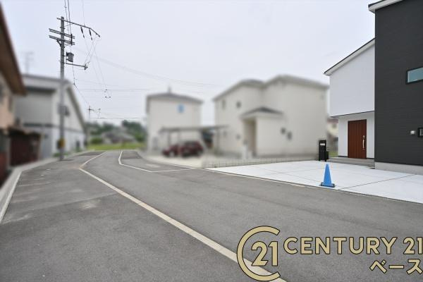 リナージュ阿部 １号棟 ／新築一戸建の前面道路含む現地写真|■現地撮影写真■お気軽にお問い合わせくださいませ！