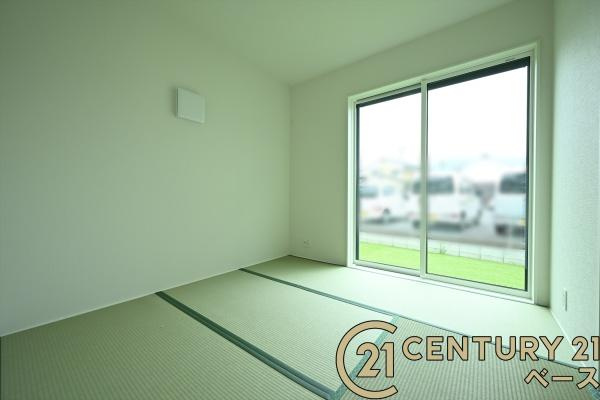 リナージュ阿部 １号棟 ／新築一戸建の和室|■現地撮影写真■ほっこり落ち着ける和室！客間としてもご利用いただけます！