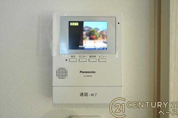 桜井市谷 １号地 ／新築一戸建の内装|■現地撮影写真■ＴＶモニター付きインターホンで防犯対策もバッチリ！来客も一目でわかり安心です！