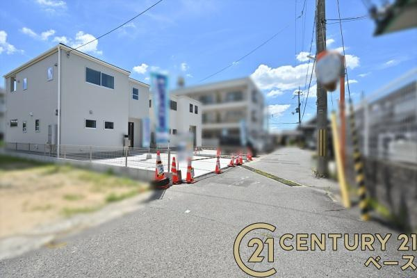 リーブルガーデン別所町 １号棟 ／新築一戸建の前面道路含む現地写真|■現地撮影写真■落ち着いた雰囲気の閑静な住宅地内です！