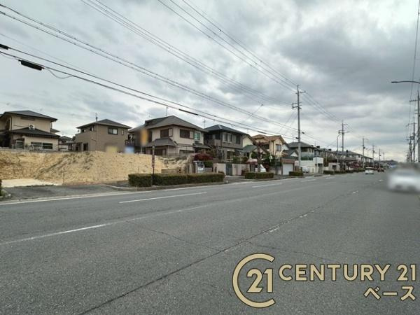 北葛城郡広陵町馬見北３丁目　建築条件なし土地の前面道路含む現地写真|■現地撮影写真■