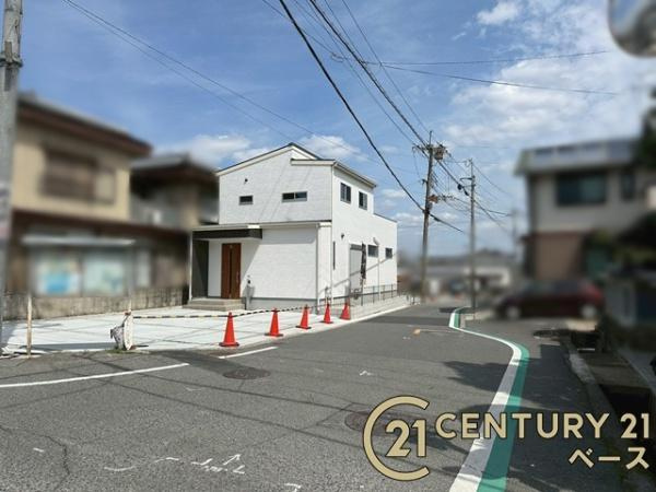 香芝市良福寺 ／一戸建の前面道路含む現地写真|■現地撮影写真■道路との高低差がないフラットな敷地です！