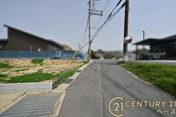 橿原市和田町　建築条件なし土地の前面道路含む現地写真|■現地撮影写真■