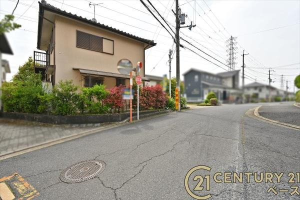 北葛城郡広陵町馬見南５丁目　建築条件なし土地の前面道路含む現地写真|■現地撮影写真■