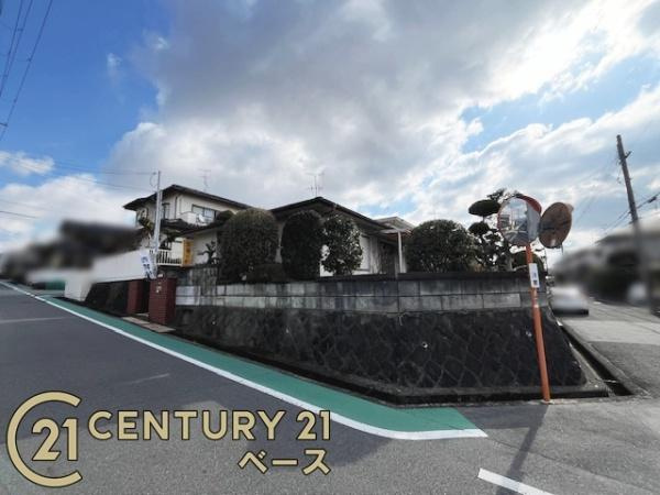 北葛城郡上牧町桜ケ丘３丁目の売地の外観|■現地撮影写真■土地面積約６４．７坪！間口が広い角地です！