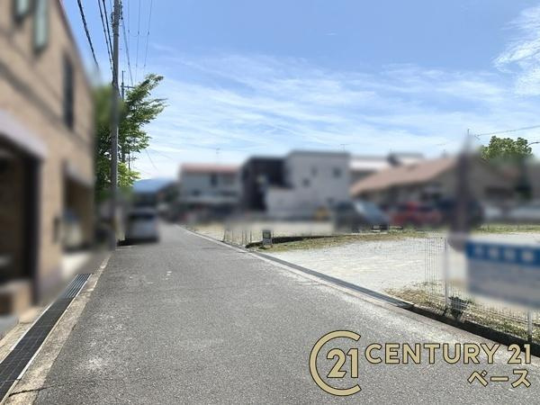 北葛城郡広陵町馬見中２丁目の売地の前面道路含む現地写真|■現地撮影写真■前面道路の幅員は約６ｍとお車の出し入れもラクラク！