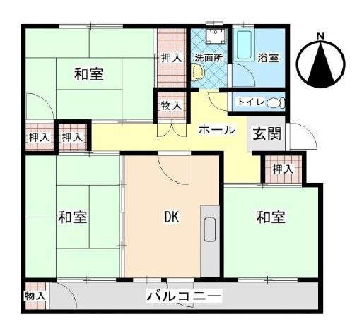 関屋あしびハイツ４棟の間取り|■敷地面積約１７坪！