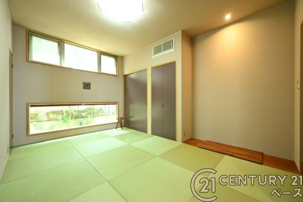 香芝市旭ケ丘３丁目　一戸建の和室|■現地撮影写真■ほっこり落ち着ける和室！客間としてもご利用いただけます！■