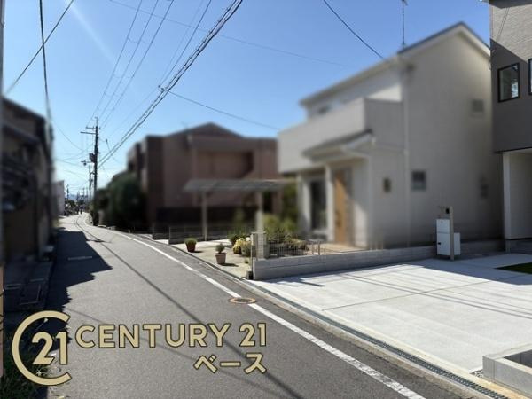 リナージュ西之宮 ／新築一戸建の前面道路含む現地写真|■現地撮影写真■小学校まで徒歩圏内とお子様の通学も安心！