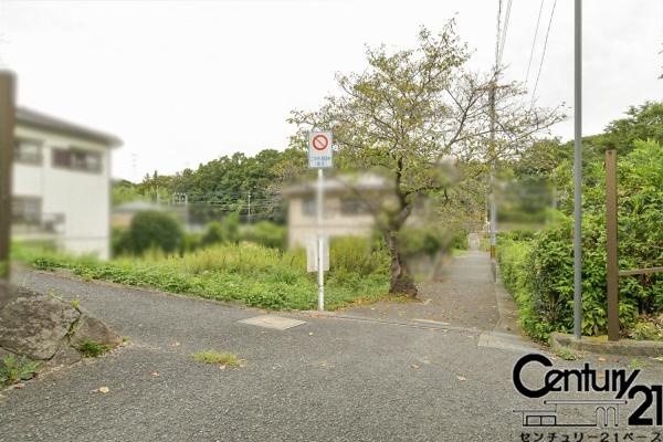 香芝市穴虫の売地の前面道路含む現地写真|■現地撮影写真■