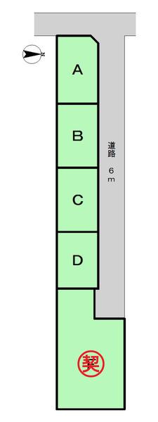 葛城市林堂の売地の土地図|■こちらはＢ号地です！■