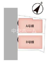 【区画図】 | 葛飾区西新小岩3丁目新築分譲住宅 | 【区画図】南西道路