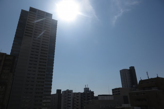 堀江テラスの展望