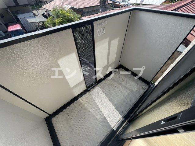 アムール　Ｂのバルコニー|高崎、前橋エリアのお部屋探しはエンドスケープまで！お客様の理想お聞かせ下さい♪