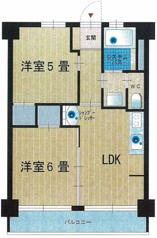 篠隈ビルの間取り