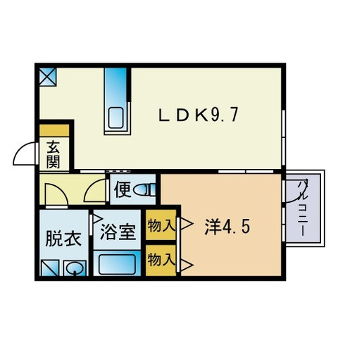 マーキス唐人町の間取り